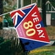 thumbnail image 4 of Nueva bandera conmemorativa del 80.º aniversario del Día de Europa 2025. Bandera decorativa doble del 80.º aniversario de Europa para dormitorios, jardines, patios y exteriores., 4 of 5