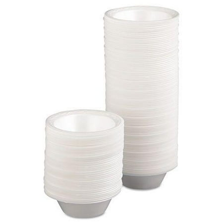 - Genpak 80500 Foam Dinnerware, Bowl, 5oz, White, 125/Pack, 8 Packs/Carton