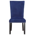 thumbnail image 2 of Steve Silver Camila Blue Velvet Upholstered Dining Side Chairs, Set of 2, 2 of 6