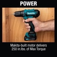 thumbnail image 4 of Taladro inalámbrico Makita FD09R1-R 12 V MAX CXT 2 baterías, 4 of 9