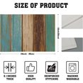 thumbnail image 4 of Vintage Wood Placemats Rustic Teal Brown Vertical Striped Wooden Table Mat Set of 4 Farmhouse Lodge Grain Heat Resistant Linen Place Mats for Dining Kitchen Party Decor 12x18Inch, 4 of 6