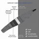 thumbnail image 2 of Ultra Soft Sleep Mask with Nose Pad for Home, Travel, and Shift Work - Adjustable Light Blocking Eye Cover, 2 of 5