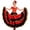 00-Red251, variant on WOYY Toddler Girls Spanish Traditional Flamenco Dance Dress Layered Swing Maxi Dress, Red