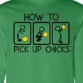 thumbnail image 4 of Inktastic How to Pick Up Chicks Funny Long Sleeve T-Shirt, 4 of 5