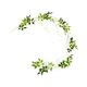 thumbnail image 5 of Moyic Guirnalda de flores artificiales para puerta, falsa, accesorios para el hogar, colgante colgante, accesorios de vacaciones, boda, Blanco 1.8 m 2Conjunto, 5 of 6