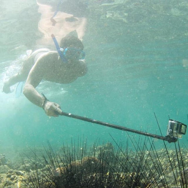 Bastón telescópico extensible de mano y trípode para Selfie Stick para GoPro