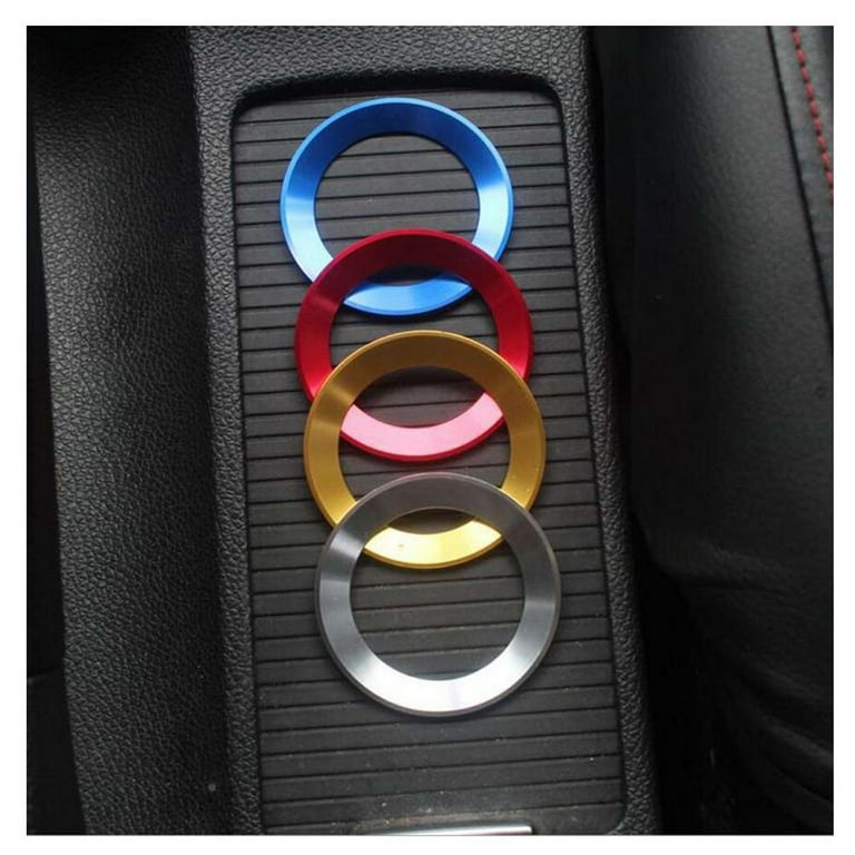 BESVEH Car Styling Steering Wheel Emblem Decorative Circle