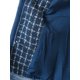thumbnail image 5 of Conjunto de traje para mujer INSPIRE CHIC de 2 piezas, chaqueta corta de tweed a cuadros y falda, talla XL, azul, 5 of 6