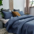 thumbnail image 6 of KASENTEX Coverlet Quilt Set-Pre Washed-Luxury Microfiber Soft Warm Bedding-Solid Colors Bedspread-Contemporary Floral Design, Oversized King + 2 King Shams, NATURAL BLUESTONE Floral, 6 of 7