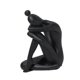 thumbnail image 1 of Escultura abstracta, decoración de escritorio, sujetalibros decorativo, centro de mesa, arte moderno Negro, 1 of 9