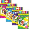 BAZIC Cards Game Go Fish, Monster Match, Old Maid, Crazy 8's (36/Pack), 4-Packs