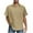 Khaki, variant on FAIWAD Mens Linen Shirts Short Sleeve Button Down Casual Breathable Lightweigh Vacation Beach Summer Tops