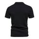 thumbnail image 5 of pstuiky Camisa de manga corta para hombre, Camisa de manga corta con solapa de rayas para hombre, camisa de contraste de color ropa de hombre l, 5 of 5