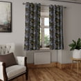 thumbnail image 2 of Ambesonne Grommet Curtain, , 50"x60", Reseda Green Blue Grey, 2 of 5