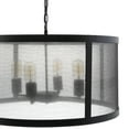 thumbnail image 3 of Modern Urban Contemporary Chandelier Light, Black Steel, 3 of 4