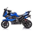 thumbnail image 6 of Electric Motorcycle for Kids, YOFE 12V Ride on Motorcycle, Battery Powered Ride On Toy w/ USB Port, MP3 Player, Radio, Kids Electric Motorcycles for Kids Boys Girls Birthday Present, Blue, R6265, 6 of 7