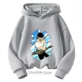 thumbnail image 3 of Ropa para niños, sudadera de una pieza para niños, ropa para niñas, primavera y otoño, sudadera con dibujos animados de Anime Luffy Zoro, traje para adolescentes, camisetas con capucha de Sonic, 3 of 5