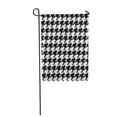 thumbnail image 1 of NUDECOR Abstract Black and White Classical Retro Pixel Houndstooth Pattern Beautiful Garden Flag Decorative Flag House Banner 28x40 inch, 1 of 1
