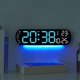 thumbnail image 4 of Alarm Clock Multifunctional Modern LED Wall Clock Large Screen Digital Clock for Office Home School Decor QingHai, 4 of 5