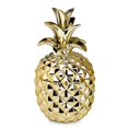 thumbnail image 3 of Golden Ceramic Pineapple Candle, 3 of 3