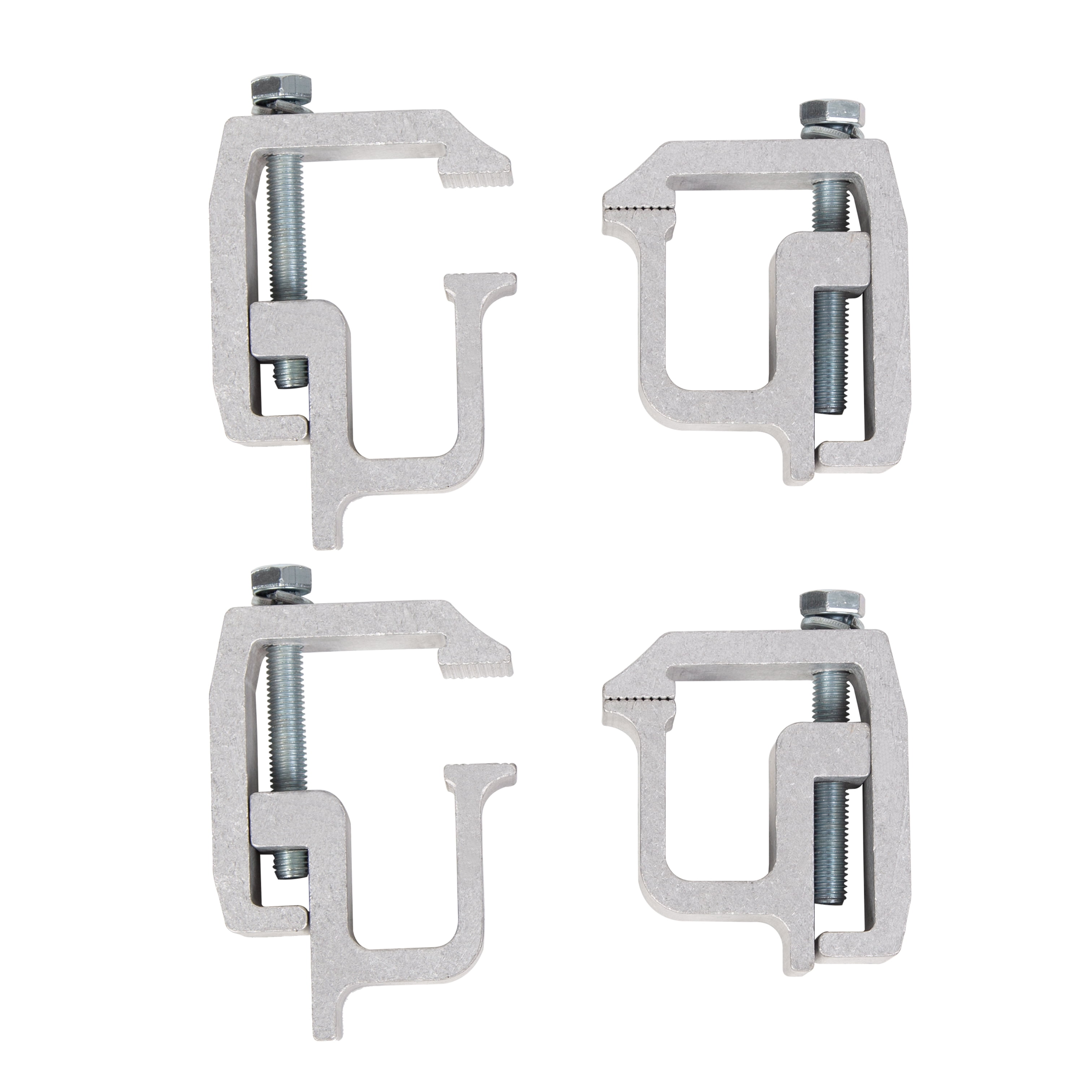 Kojem Truck Mounting Clamps Caps Camper Shell Topper Canopy Fit for Pickup Toyota Chevy Ford Dodge Gmc Ram Aluminum 4pcs