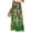 Dark Green, variant on Palazzo Pants for Women Drawstring Wide Leg Floral Print Bottoms High Waist Side Split Hemed Comfort Trousers Running Pants,Green (XXL)