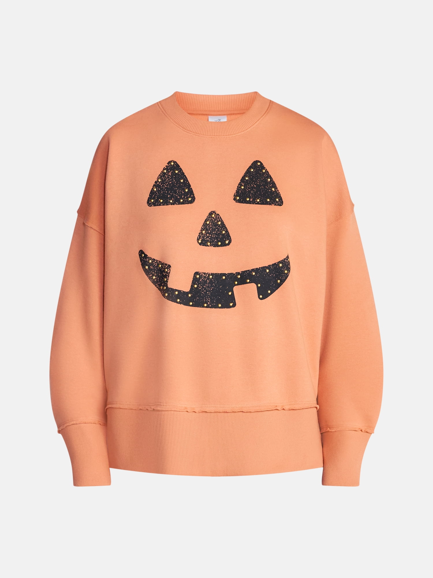 Women's Halloween Jack O Jewels Graphic Fleece from Way to Celebrate, Sizes S-4X