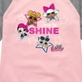 thumbnail image 3 of LOL Surprise! Dolls - Time to Shine - Shinning Stars - Toddler & Youth Girls Raglan Graphic T-Shirt, 3 of 5