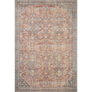 ADR-02 Rust, Denim 2-6" x 7-6" Size Rug