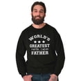 thumbnail image 4 of Worlds Greatest Farter Father Funny Men's Crewneck Sweatshirt Brisco Brands S, 4 of 5