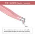 thumbnail image 3 of Lash Extension Tweezers Stainless Steel Volume Lash Tweezers Curved Precision Tweezers 90 Degree Angle Boot Great for Larger Fans Eyelash Extension Tweezers Professional, 3 of 7