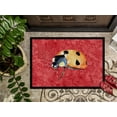 thumbnail image 3 of Carolines Treasures 8869MAT Lady Bug sur Tapis Rouge Intérieur Ou Extérieur - 18 x 27 Po., 3 of 4