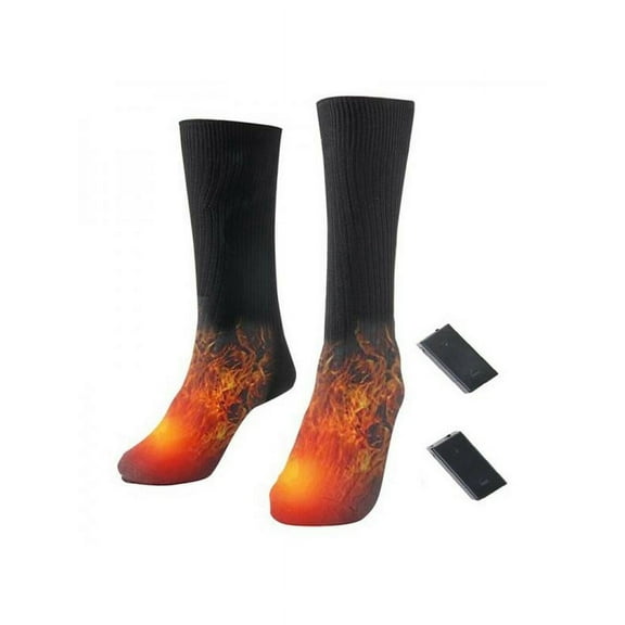 Electric Heated Socks Battery Powered Foot Warmer For Hiking Hunting Fishing