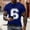 Dark Blue, variant on Mens Shirts Under $10 Number 6 T-Shirt Adult Men Women Unisex Short Sleeve Birthday Varsity Sports Team Jersey Shirt Gifts Tops