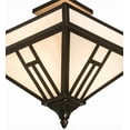 thumbnail image 4 of Meyda Tiffany 189545 H Mission 4 Light 19" Wide Semi-Flush Ceiling Fixture - Craftsman, 4 of 7