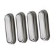 thumbnail image 5 of Ganchos de pared plegables para baño, 4 unidades, giratorios a 90 degree, montaje sencillo, multiusos Plateado, 5 of 9