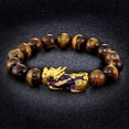 thumbnail image 4 of Pulsera de riqueza Salvador Feng Shui Obsidiana Mantra para Mujeres Hombres, 4 of 10