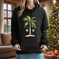thumbnail image 2 of Enjoytime Women's Sweatshirt Cute Printed Long Sleeve Sweatshirts Xmas Holiday Christmas Lights Pullover Hoodies Black M, 2 of 4