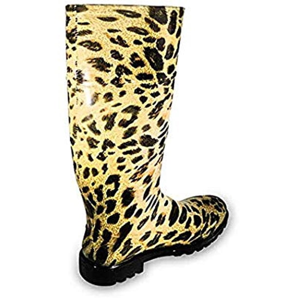 studded jelly rain boots