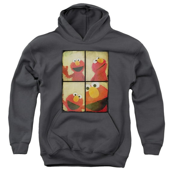 Sesame Street - Photo Booth Elmo - Youth Hooded Sweatshirt - Medium