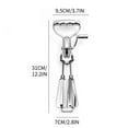 thumbnail image 3 of Manual rotary hand mixer/stirrer; classic crank beater for eggs, batter, and sauces, 3 of 6