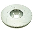 thumbnail image 6 of Geelife Front Posi Ceramic Brake Pad & Performance Drilled Slotted Rotor Kit, 6 of 7