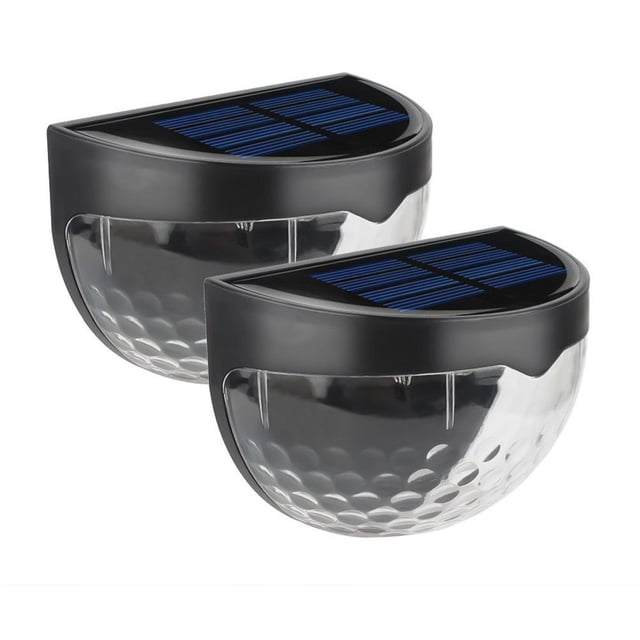 Lámpara Luz de cerca solar 6LED luz de escalera de mesa semicircular luz de pared de jardín So Ndcxsfigh Nuevos Originales