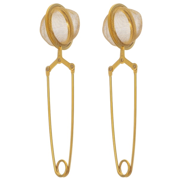 unbranded 2Ud Para Té En Casa Color Dorado Moderno Ligero Y Resistente
