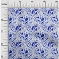 thumbnail image 2 of oneOone Georgette Viscose Dark Blue Fabric Abstract Floral Dress Material Fabric Print Fabric By The Yard 42 Inch Wide, 2 of 5