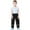 Black, variant on Nrmvnmi Toddler Kids Waterproof Rain Pant Solid Color Elastic Waist Outdoor Lightweight Cozy Rainwear Size 1-12 Years