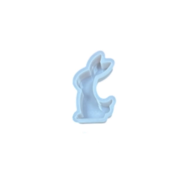 TIELUTT Easter Rabbit Back Easter Egg Chocolate Decorative Ornament Silicone Mould DIY Gypsum Cement Mould Silicone Nail Mat Mini Ice Resin Resin Large Tray Hand Soap Shape Resin Coloring