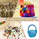 thumbnail image 5 of Cuentas de cristal en forma de bicono Uxcell de 3 mm, 600 piezas, cuentas facetadas de vidrio para hacer joyas, transparente, 5 of 6