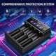 thumbnail image 4 of Cargador Inteligente de Batería LCD USB de 4 Ranuras Duales para Batería de Litio Recargable 18650 de 3,7 V para Baterías AA/AAA NI- de 1,2 V, 4 of 8