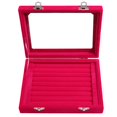 thumbnail image 1 of Joyero pequeño con doble hebilla de plata, joyero, caja para guardar joyas, aretes, anillos, caja para guardar joyas, caja para anillos, 1 of 6